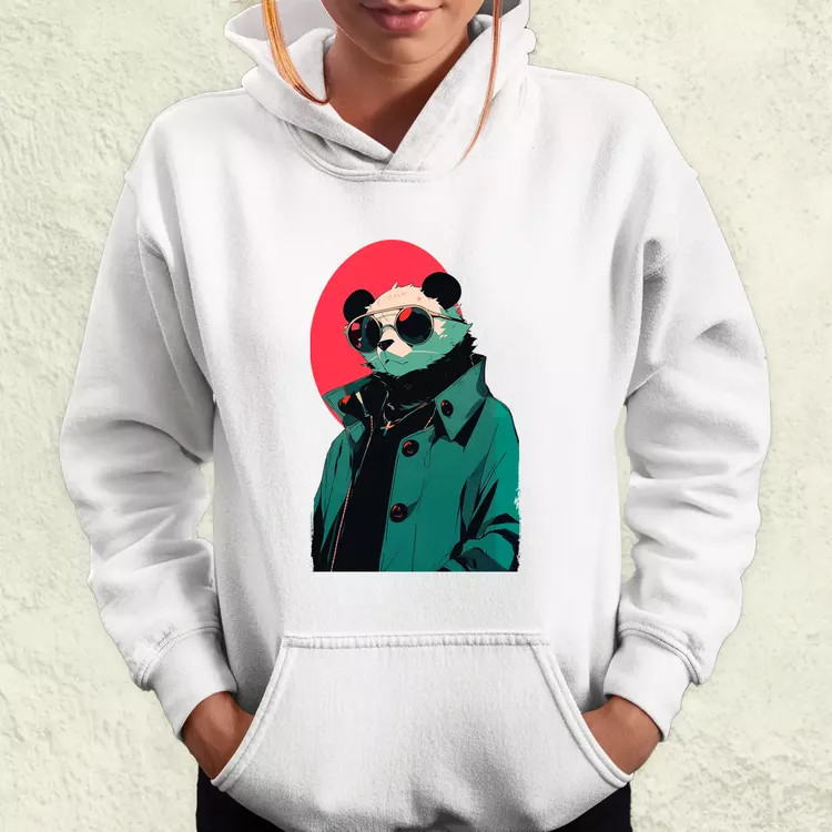 Laza napszemcsis panda v1 női pulóver