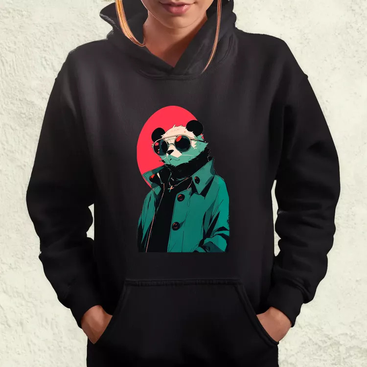 Laza napszemcsis panda v1 női pulóver