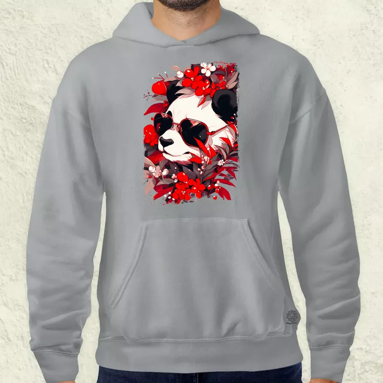 Laza napszemcsis panda v4 férfi pulóver