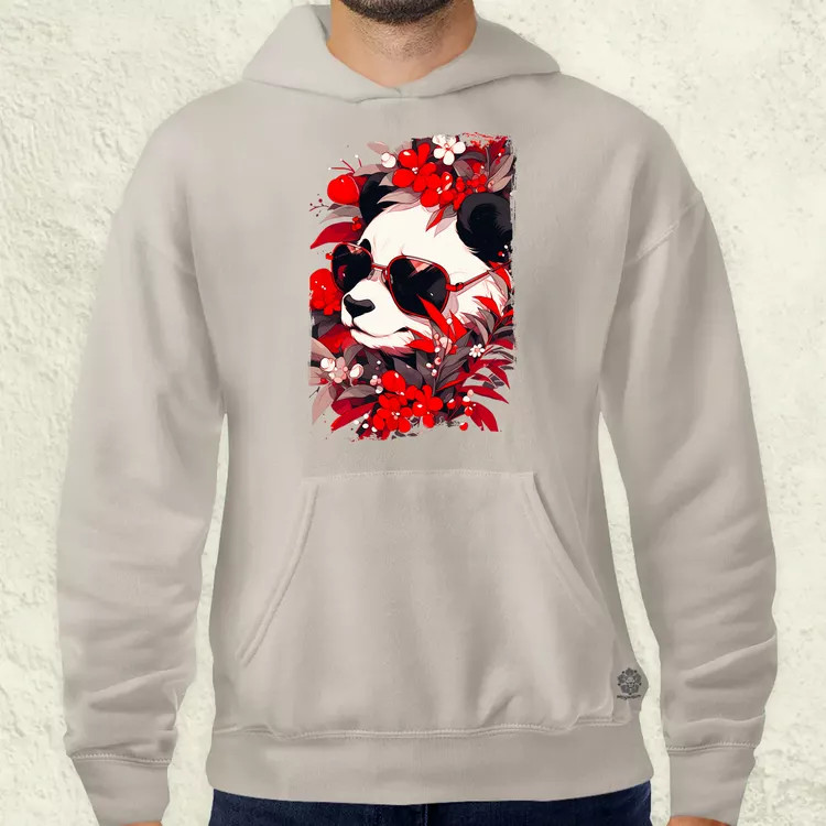 Laza napszemcsis panda v4 férfi pulóver