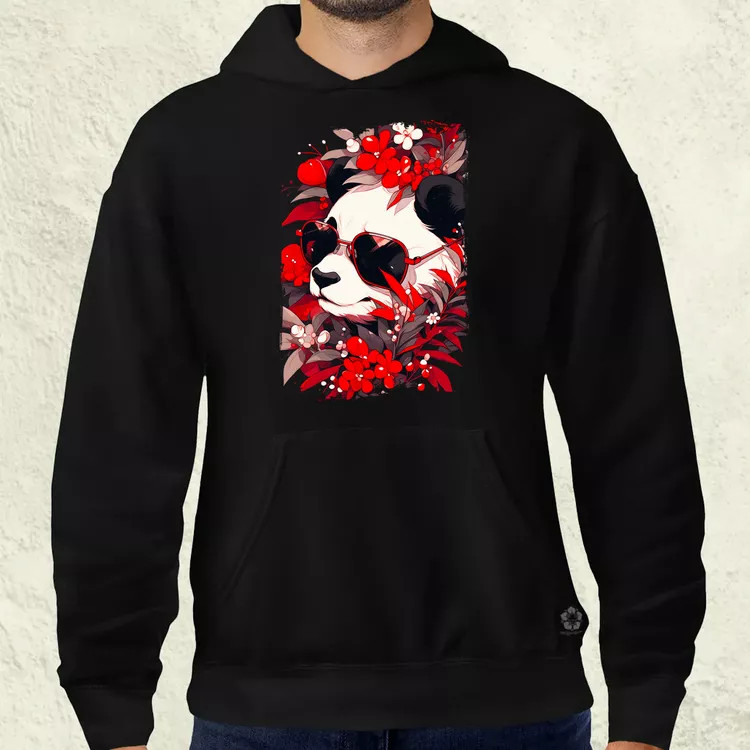 Laza napszemcsis panda v4 férfi pulóver