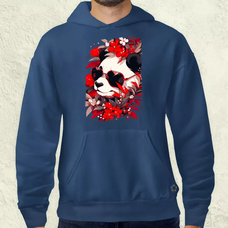 Laza napszemcsis panda v4 férfi pulóver