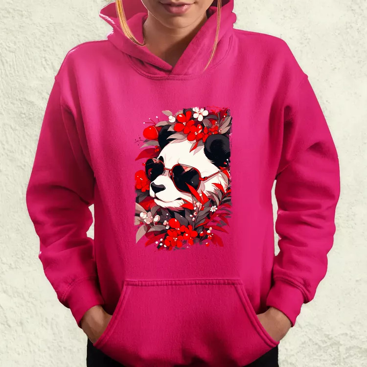 Laza napszemcsis panda v4 női pulóver