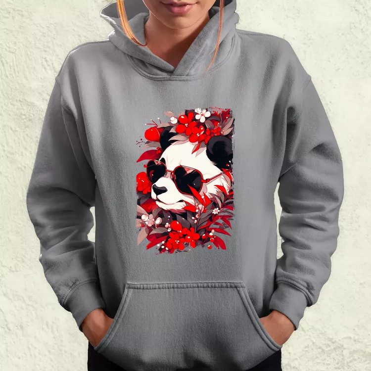 Laza napszemcsis panda v4 női pulóver