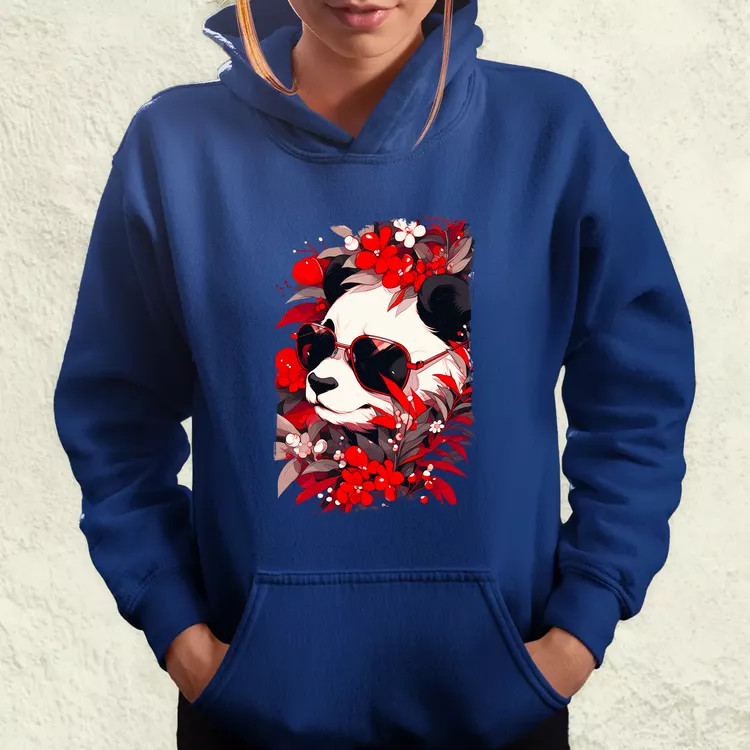 Laza napszemcsis panda v4 női pulóver