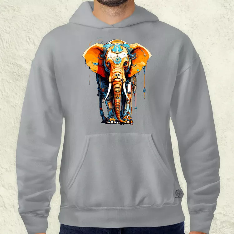 Mecha elefánt v1 férfi pulóver