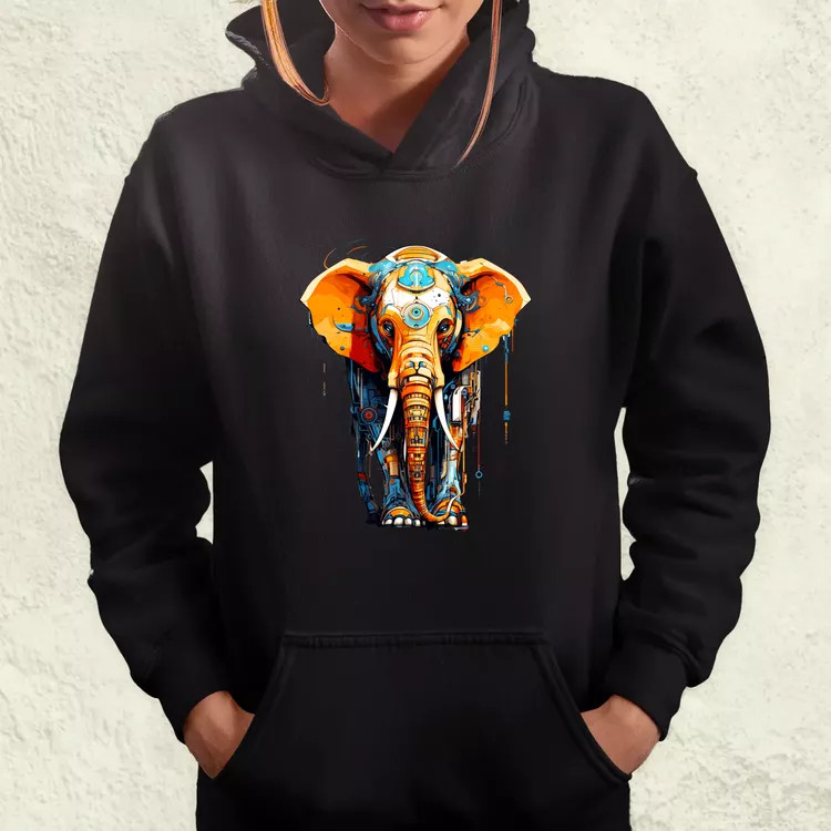 Mecha elefánt v1 női pulóver