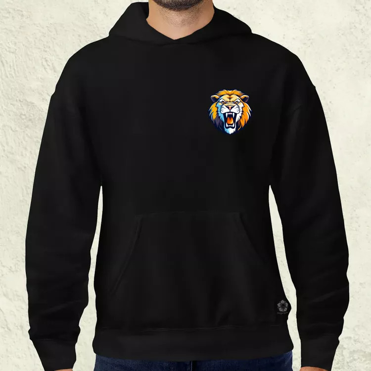 Morcos oroszlán zseb férfi pulóver