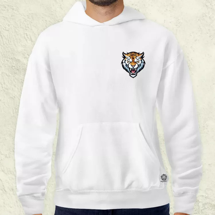 Morcos tigris zseb férfi pulóver