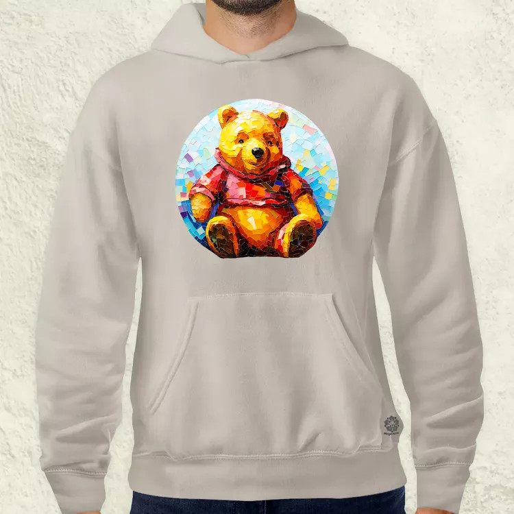 Mozaik Micimackó fanart v3 férfi pulóver