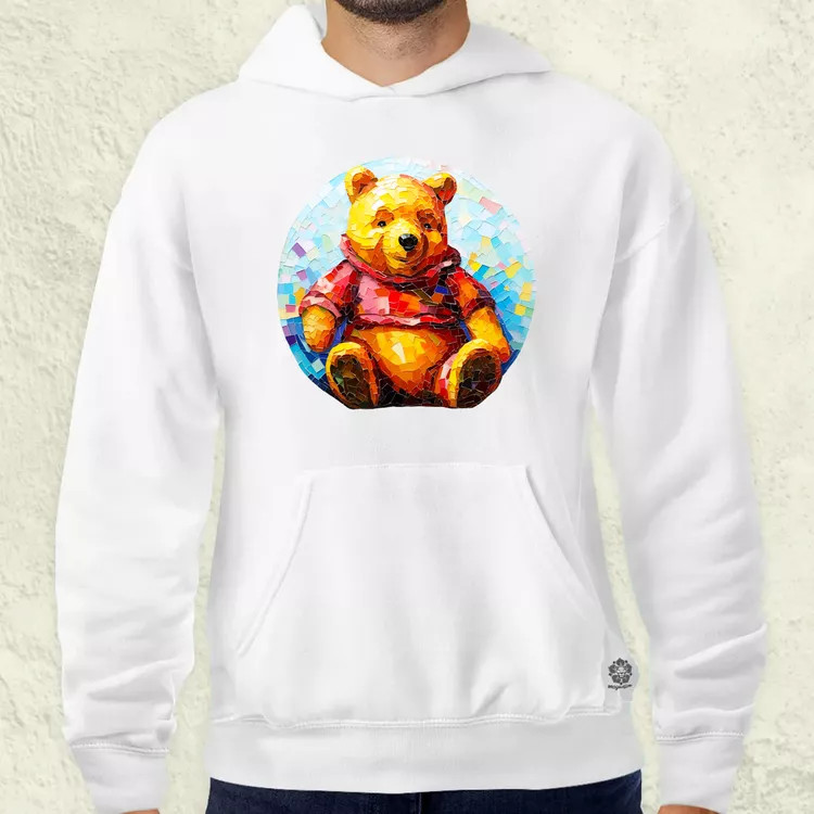 Mozaik Micimackó fanart v3 férfi pulóver