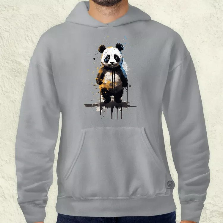 Neoexpresszionista panda v3 férfi pulóver