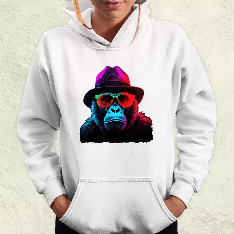Neon gengszter gorilla női pulóver