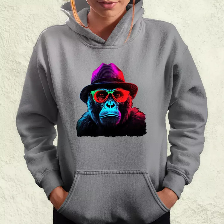 Neon gengszter gorilla női pulóver