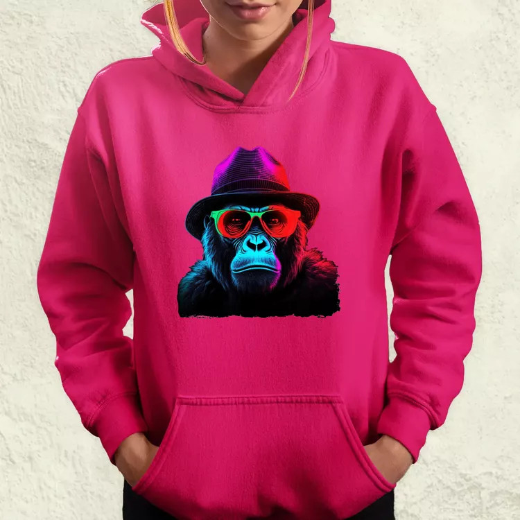 Neon gengszter gorilla női pulóver