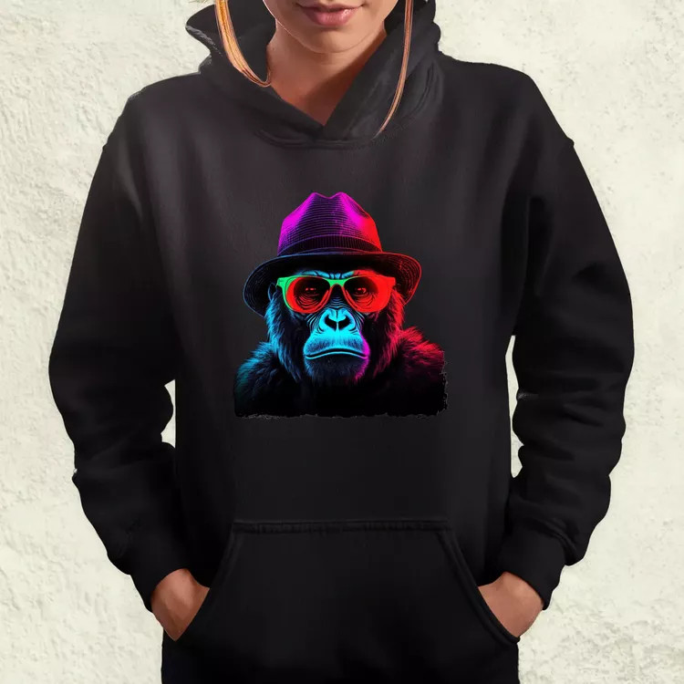 Neon gengszter gorilla női pulóver