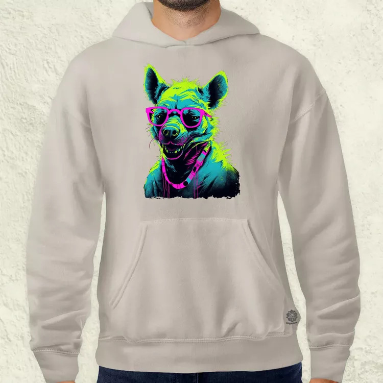 Neon gengszter hiéna férfi pulóver