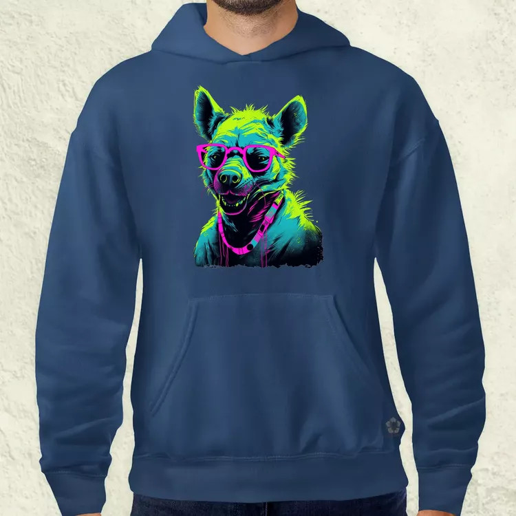 Neon gengszter hiéna férfi pulóver
