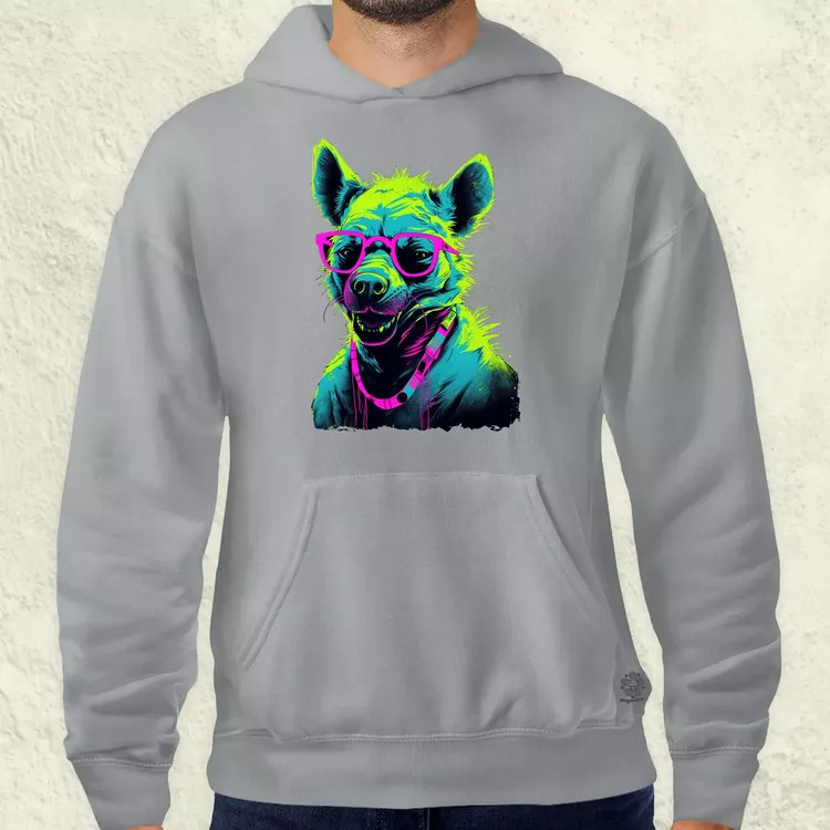 Neon gengszter hiéna férfi pulóver