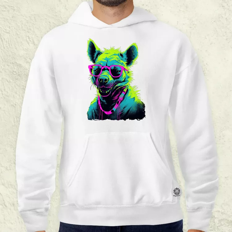 Neon gengszter hiéna férfi pulóver