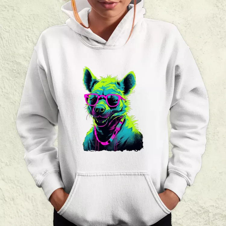 Neon gengszter hiéna női pulóver