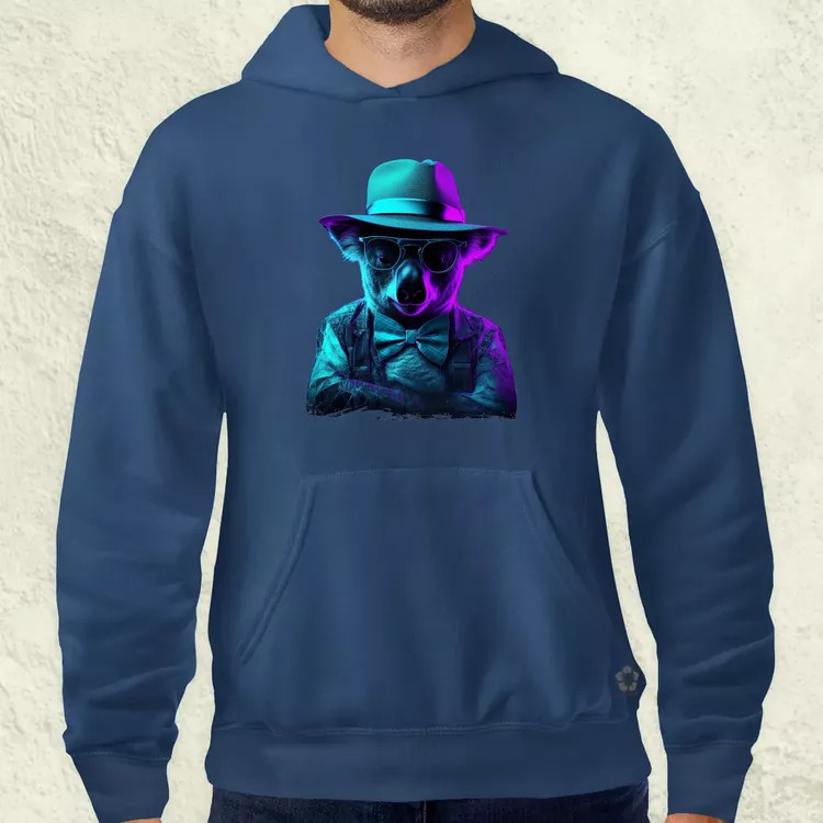 Neon gengszter koala férfi pulóver