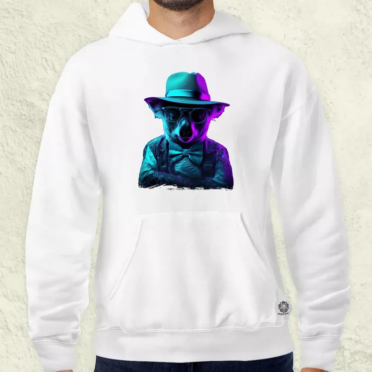Neon gengszter koala férfi pulóver