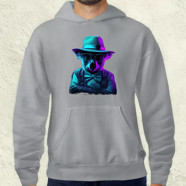 Neon gengszter koala férfi pulóver