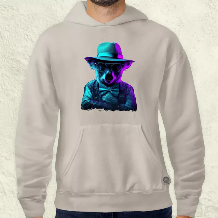 Neon gengszter koala férfi pulóver