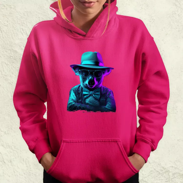 Neon gengszter koala női pulóver