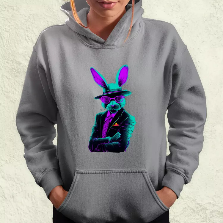 Neon gengszter nyúl női pulóver