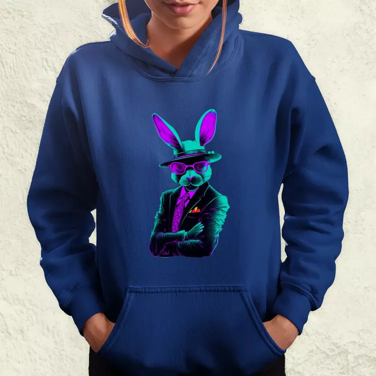 Neon gengszter nyúl női pulóver
