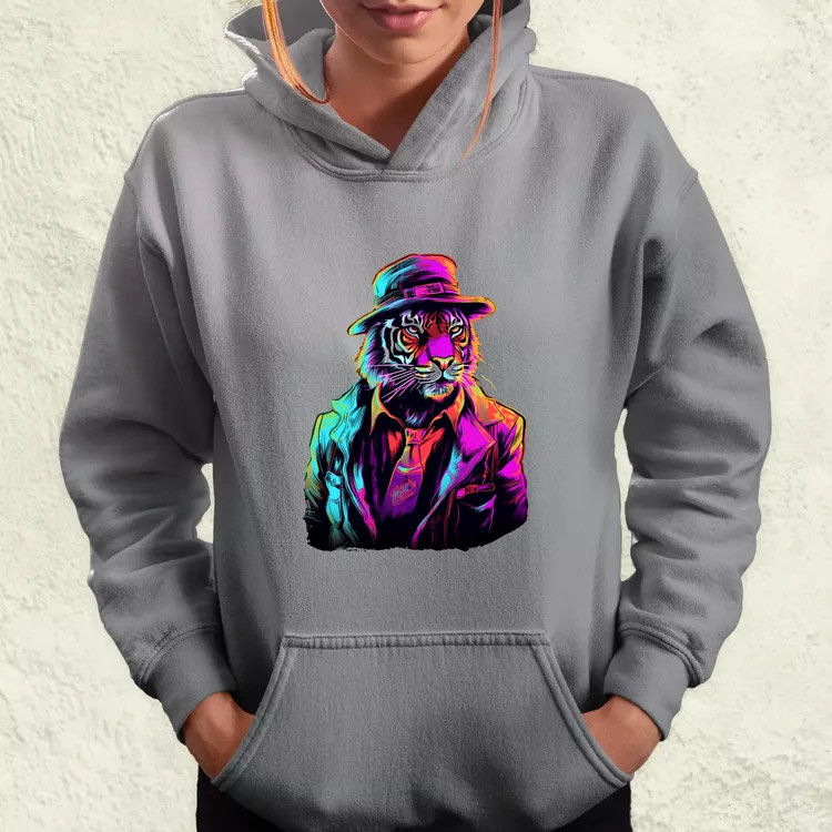 Neon gengszter tigris v1 női pulóver