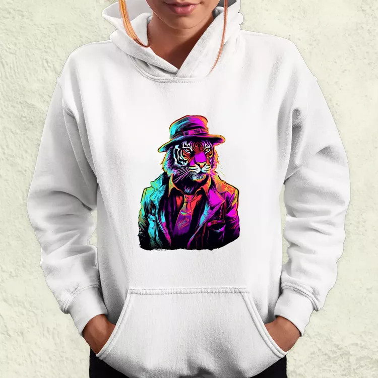 Neon gengszter tigris v1 női pulóver