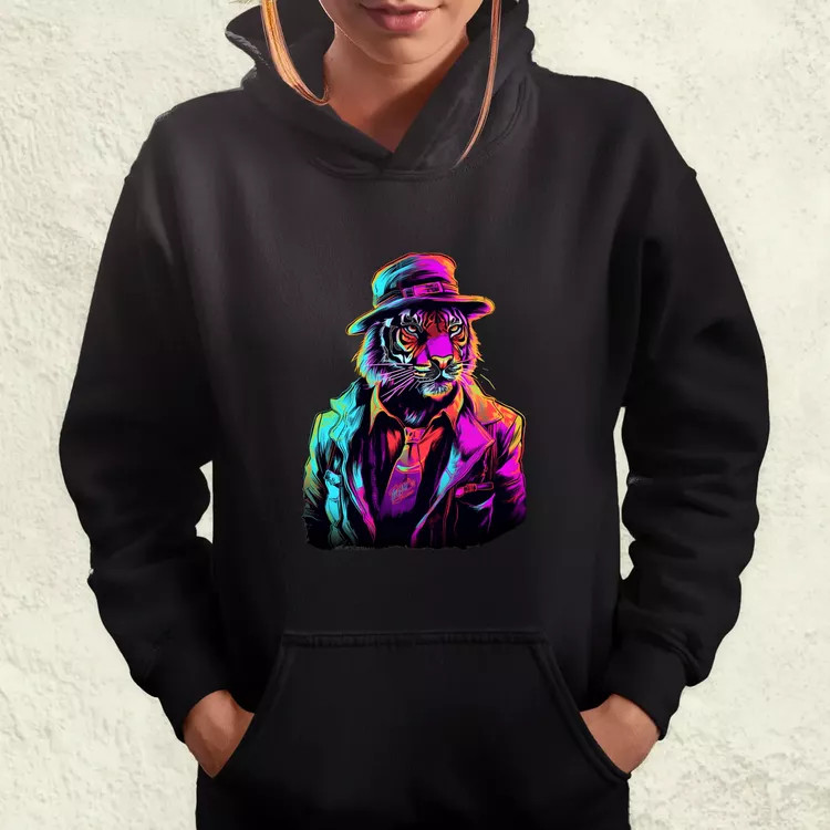 Neon gengszter tigris v1 női pulóver