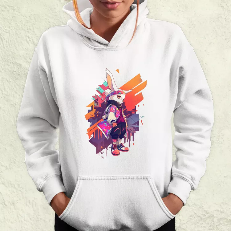 Ninja nyuszi v1 női pulóver