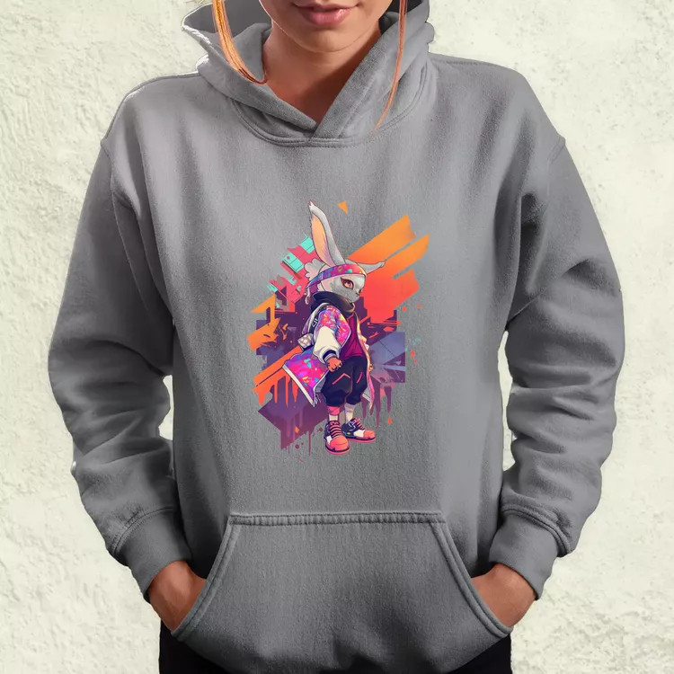 Ninja nyuszi v1 női pulóver