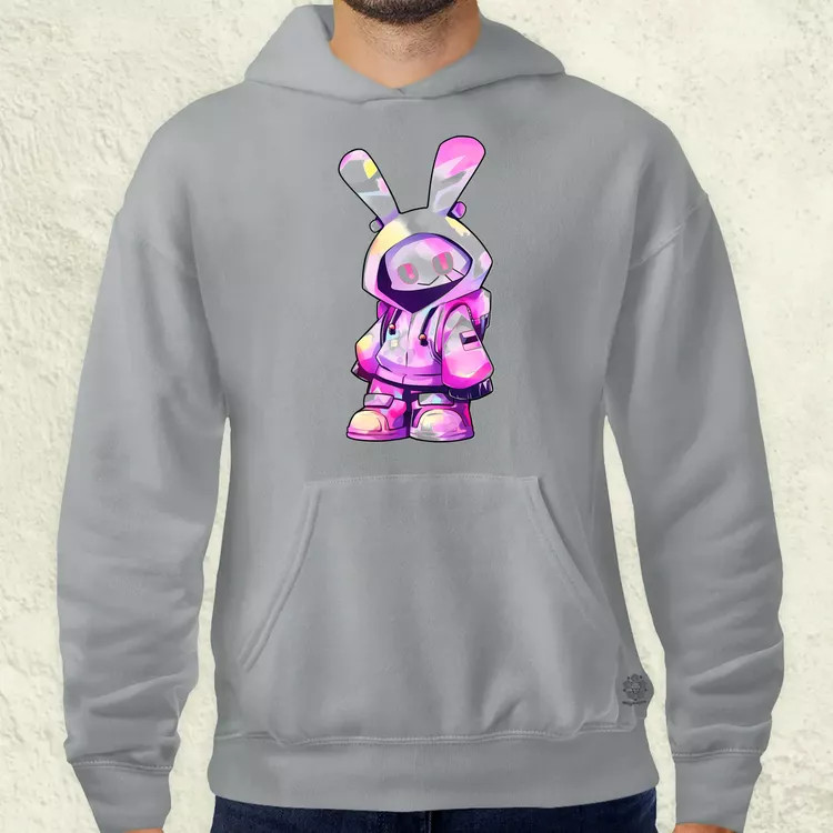 Ninja nyuszi v8 férfi pulóver