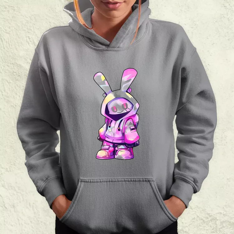Ninja nyuszi v8 női pulóver