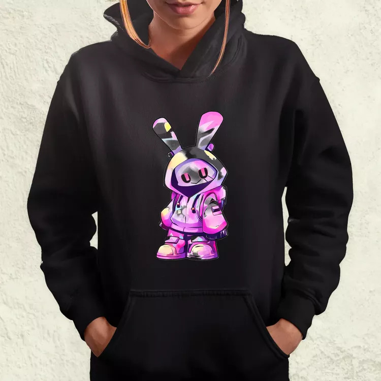 Ninja nyuszi v8 női pulóver