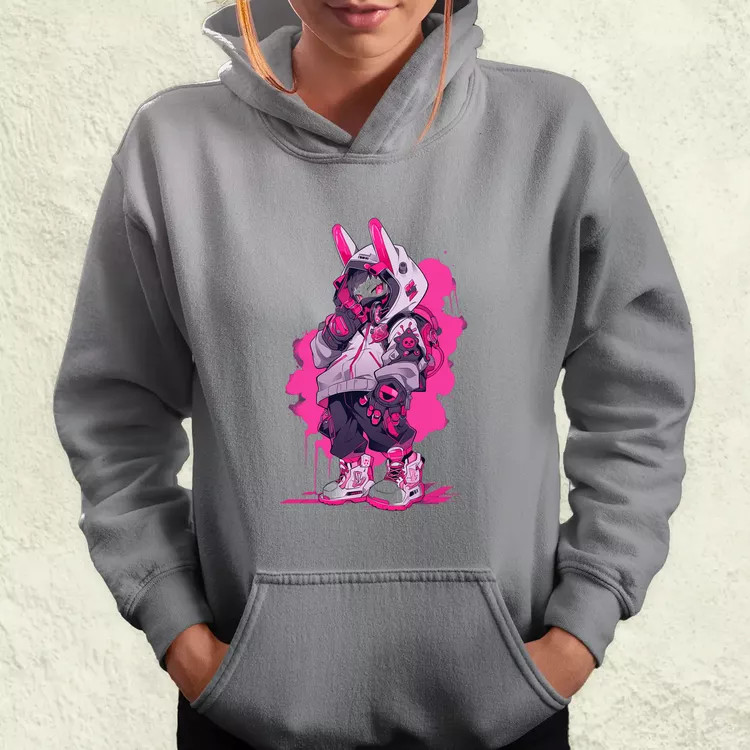 Ninja nyuszi v9 női pulóver