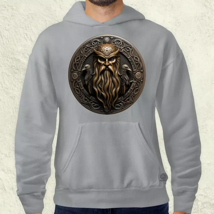 Odin és Hugin Munin amulett v2 férfi pulóver