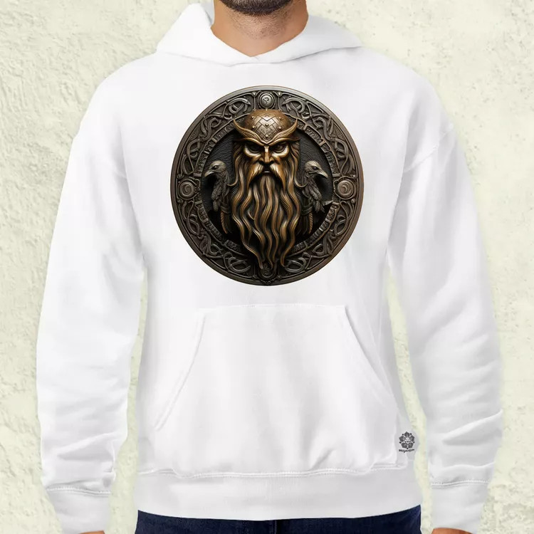 Odin és Hugin Munin amulett v2 férfi pulóver