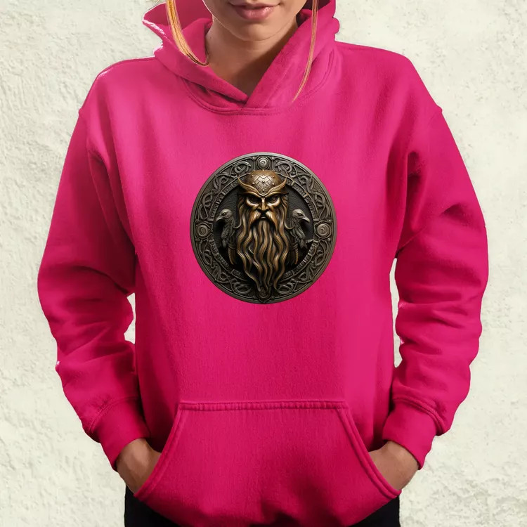 Odin és Hugin Munin amulett v2 női pulóver