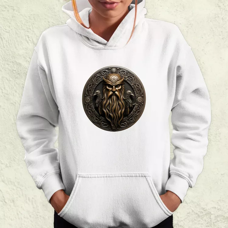 Odin és Hugin Munin amulett v2 női pulóver