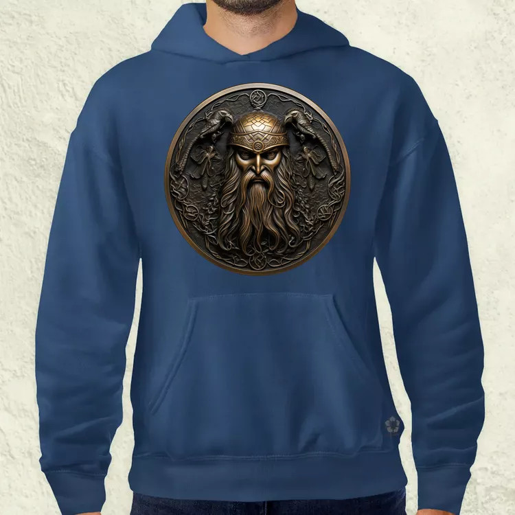 Odin és Hugin Munin amulett v3 férfi pulóver