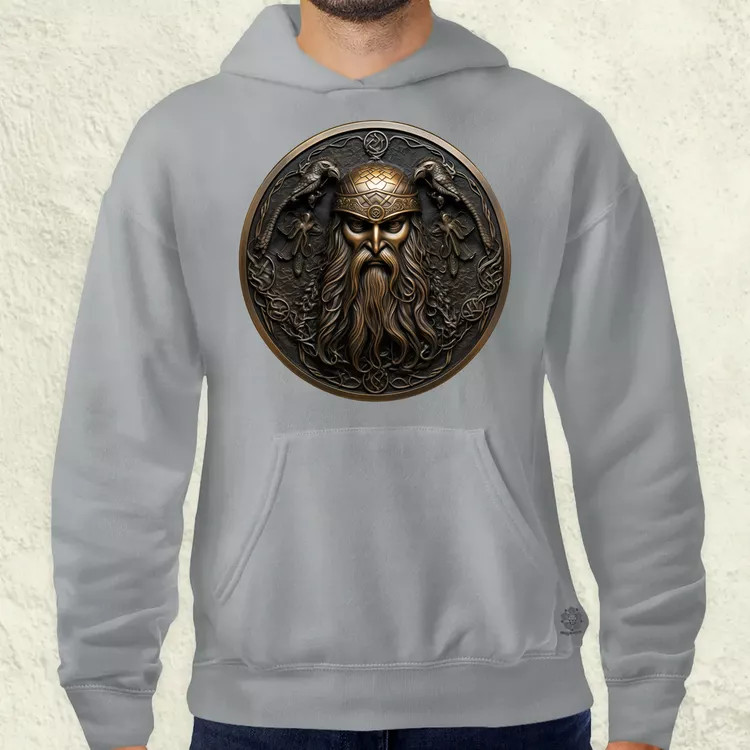 Odin és Hugin Munin amulett v3 férfi pulóver