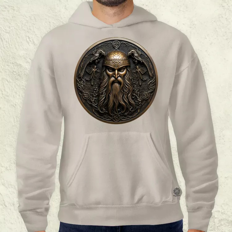 Odin és Hugin Munin amulett v3 férfi pulóver