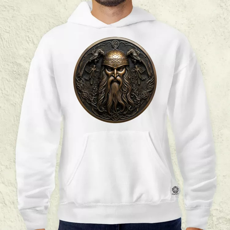 Odin és Hugin Munin amulett v3 férfi pulóver