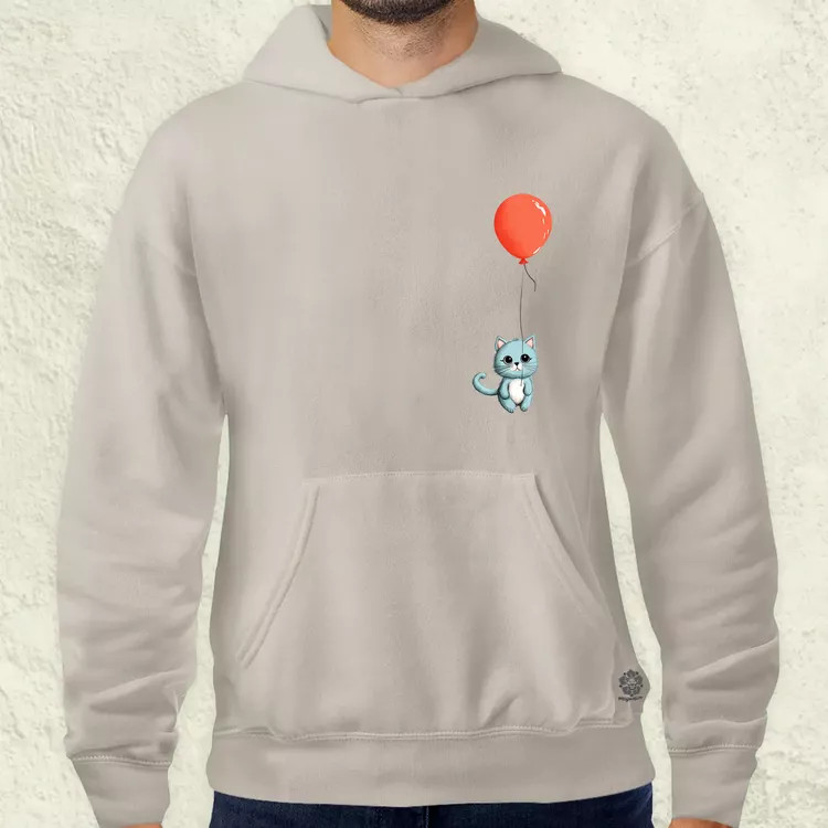 Cica lufival zseb férfi pulóver